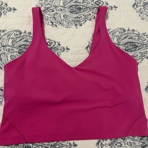 lulu lemon align tank sonic pink